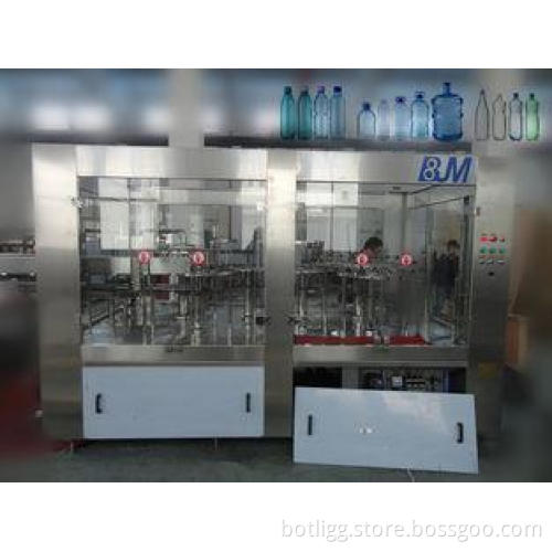 3 In 1 Automatic Water Filling Machine , Electric PET Bottl